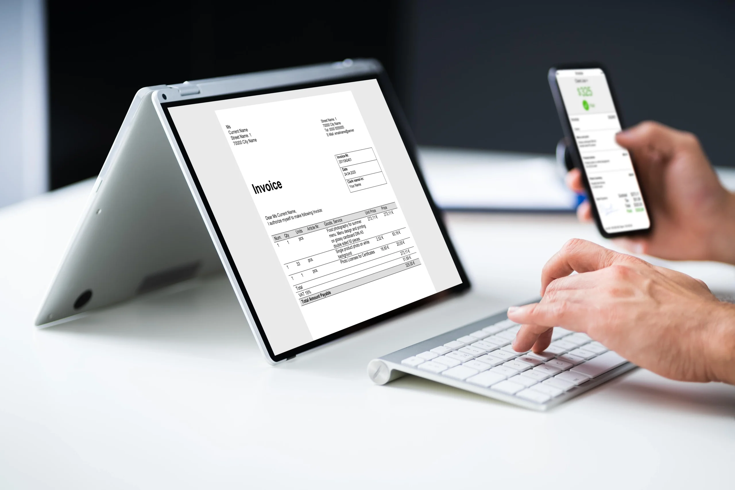 Penagihan Invoice Word Document
